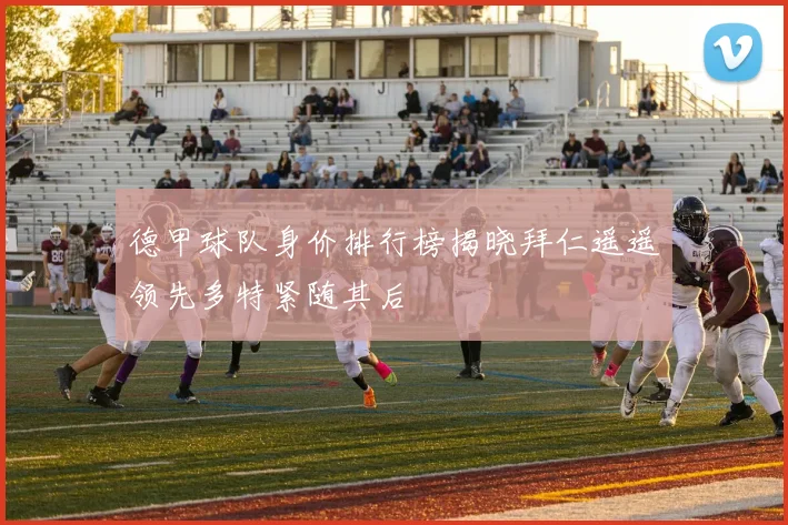 德甲球队身价排行榜揭晓拜仁遥遥领先多特紧随其后